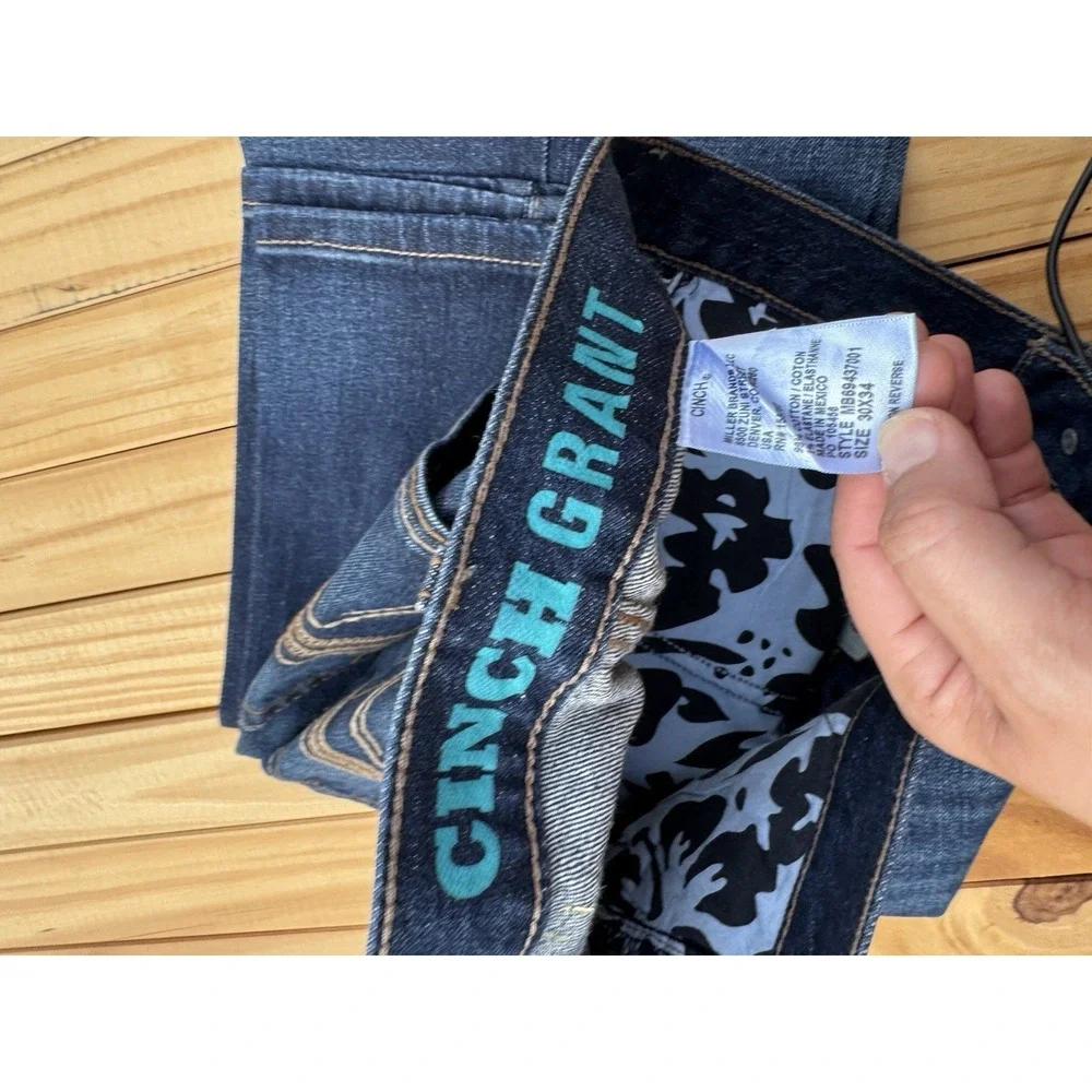 Cinch Jeans GRANT Men's Size 30x34 Dark Wash Style M862537001